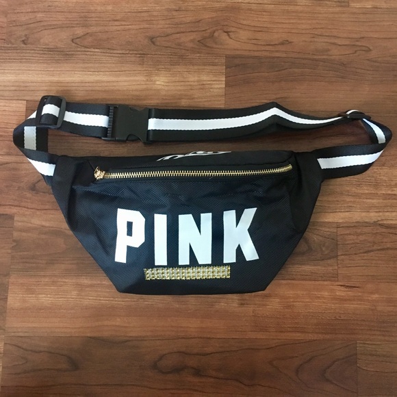 PINK Victoria's Secret Bags New Victorias Secret Pink Black Large